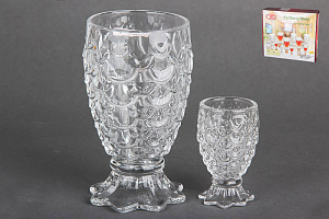 Набор 12предметов 6/6 стакан и рюмки 250мл 50мл стекло,3720 000000000001193587