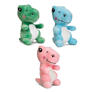 Игрушка мягкая 26±4см динозаврик Рекс в ассортименте полиэстер 000000000001220198