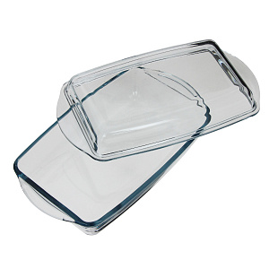 Прямоугольная кастрюля с крышкой для СВЧ Borcam Pasabahce, 1.5л 000000000001010607