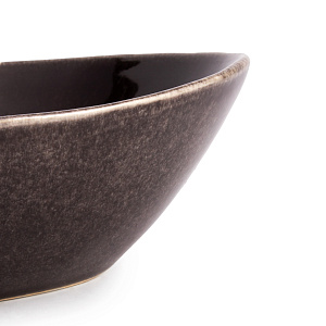 Салатник 21см Агат черный глазурованная керамика 000000000001217657