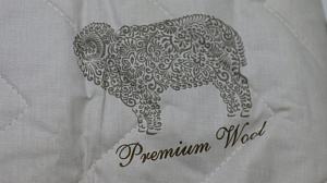 ДОЛИНА РАМБУЛЬЕ  Стеганый Hаматрасник 90х200, 1пр, хлопок/овечья шерсть/полиэф.вол 000000000001179475