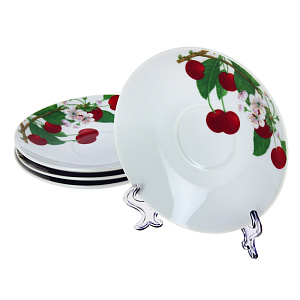 Набор столовый ESTETICA Вишня, фарфор, 20 предметов, M34007 000000000001094382