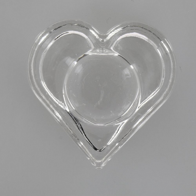 Подсвечник декоративный "Сердце" D4см стекло R011229 000000000001200349