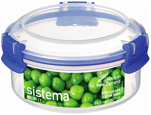 Контейнер 300мл SISTEMA KLIP IT  PLUS круглый пластик 000000000001214210