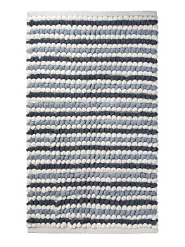 Коврик для ванной 50х80см LUCKY POP CORN противоскользящий синий хлопок/полиэстер 000000000001225647