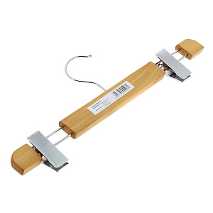 Вешалка для брюк с клипсами Matissa, 36 см, дерево 000000000001020686