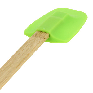 Лопатка 30х6см BRAVO с бамбуковыми ручками силиконовая 000000000001169803