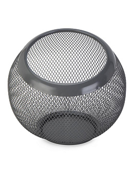 Ваза для фруктов 22х20х14,5см графит железо 000000000001227946