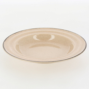 Тарелка суповая 22см DE'NASTIA TUANA персиковый фарфор 000000000001209929