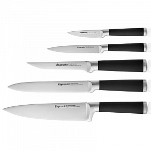 Набор кухонных ножей 5шт с подставкой ESPRADO Practico нержавеющая сталь 000000000001211538