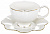 Набор чайный фарфор 12шт 6 чашек 200мл+6 блюдец подарочная упаковка ЛУИЗА  Balsford 101-12010 000000000001193976