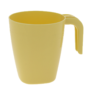 Кружка 400мл пластик бежевая П2211 000000000001197357