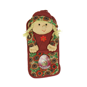 Прихватка с карманом Кукла Мультидом, хлопок, полиэстер, пенополиуритан 000000000001126827