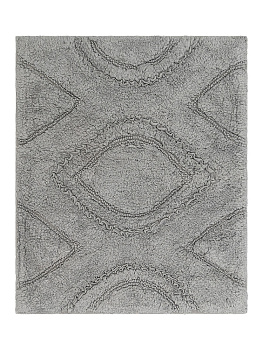 Коврик универсальный 50x60см DE'NASTIA рюши серый хлопок 000000000001219589