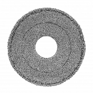 Насадка для швабры 24см LUCKY круглая короткий ворс серый микрофибра 000000000001221684