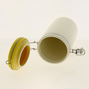 Банка для сыпучих продуктов 1л Миель с клипсой подарочная упаковка 000000000001177441