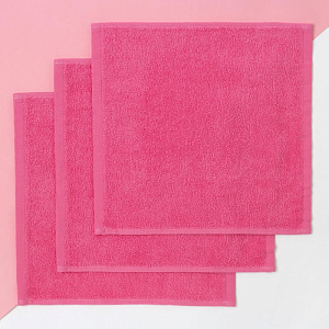 Набор махровых салфеток 3шт-30х30см ЭТЕЛЬ С любовью плотность 340гр/м хлопок 000000000001210467