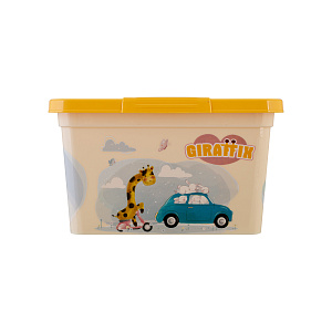 Коробка 3,5л ПОЛИМЕРБЫТ Giraffix пластик 000000000001213077