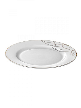 Тарелка обеденная 22,5см ESPRADO Leontina костяной фарфор 000000000001193132