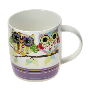 Кружка 350мл Совы M020188/R030123 фарфор 000000000001168386