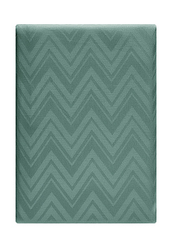 Пододеяльник 145х210см DE'NASTIA JQ зигзаг зеленый сатин хлопок-100% 000000000001215594