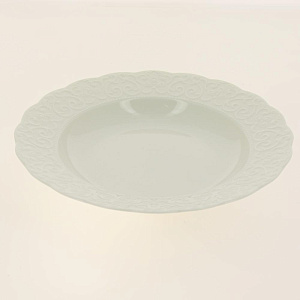 IREM Тарелка суповая 22см недекорированная костяной фарфор BNIRM22CK00 000000000001189487