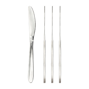 Набор столовых приборов 16 предметов (нож, ложка столовая, ложка чайная, вилка) DE'NASTIA Элегант нержавеющая сталь 000000000001222302