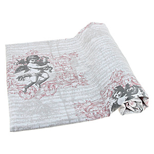 Комплект постельного белья евро DE'NASTIA Ангелы сатин 50х70см-2шт пл.125гр/м2 C010605 000000000001169054