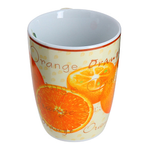 Кружка Апельсин Matissa, 340мл, фарфор 000000000001058925