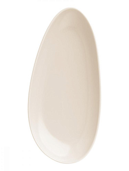 Блюдо сервировочное 30,5x14,3x3,5см DE'NASTIA Оливки-однотон молочный фарфор 000000000001217768