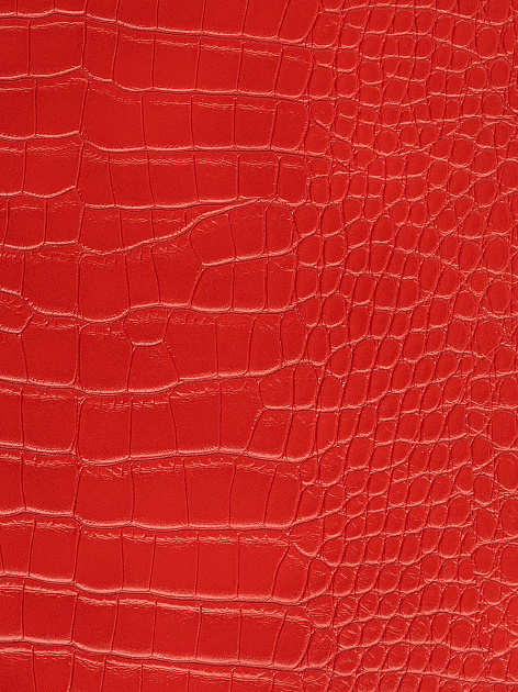 Салфетка сервировочная 45х36см DE'NASTIA Крокодил Камень красный искусственная кожа ПВХ 000000000001214094
