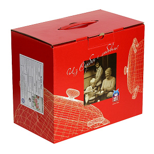 Кастрюля 3л Роза металлическая крышка 2370 000000000001067049