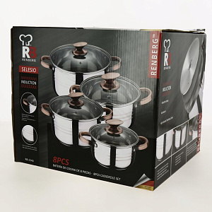 Н-р посуды 8 пред Selesio (1.9л, 2.7л, 3.6л, 6.1л) нжс 2340RB 000000000001189172