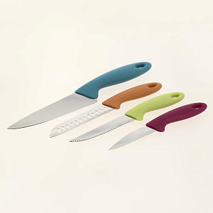 Набор ножей (4шт,подставка), нержавеющая сталь, R010609 000000000001196211