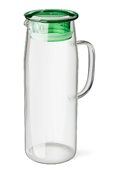 Кувшин с крышкой 1500мл APOLLO Gros стекло в крышке кувшина находится сито для фильтрации крупных частиц GRS-150 000000000001197688