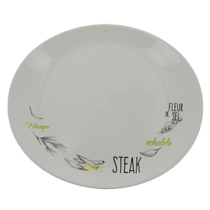 FRIEND'S TIME BISTROT Тарелка для стейка 30*28см L2905 000000000001175494