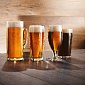 ВРЕМЯ ДЕГУСТАЦИЙ Набор стаканов для пива 4шт Крафт Бир P9587 стекло