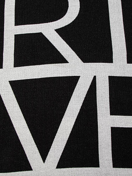 Палантин 55х180см RVR черный полиэстер 000000000001229225