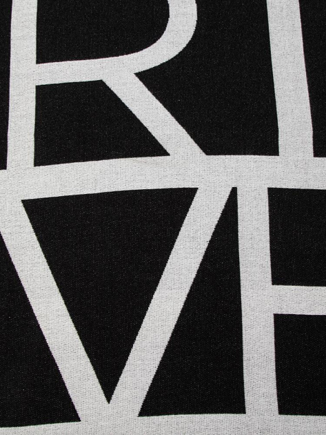 Палантин 55х180см RVR черный полиэстер 000000000001229225