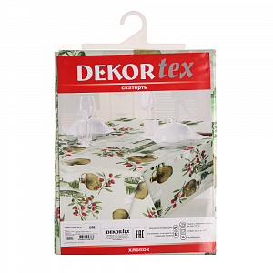 Скатерть DekorTex, 130х150 см, хлопок 000000000001126443