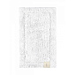 Коврик для ванной 50x80см DE'NASTIA SOFT COLLECTION белый вискоза 60%/хлопок 40%