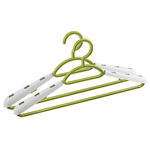 Набор вешалок-плечиков2шт р48-54 MARTIKA с накладками для верхней одежды пластик 000000000001019918