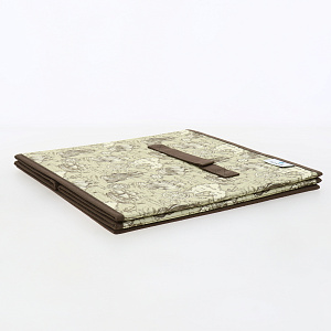 Коробка для хранения 30x30x30см РУТАУПАК МОРСКАЯ ИСТОРИЯ без крышки ручки ткань 000000000001211965