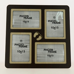 Фоторамка  на 4 фото 33х33 - это стиль и изысканность Вашего дома.  Разное сочетание цветов придают фоторамке универсальность. Матер 000000000001195645