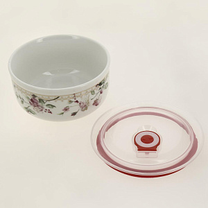 Набор салатников 2шт 280мл/560мл BALSFORD Стефания пластиковая крышка подарочная упаковка фарфор 000000000001203921