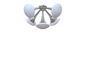 Люстра LuceSolara 3019/5PL G9*40W Chrome/White 000000000001149600