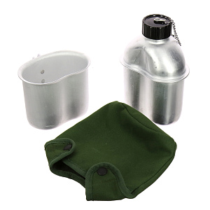 Фляжка с кружкой Boyscout, 1л, алюминий 000000000001141594