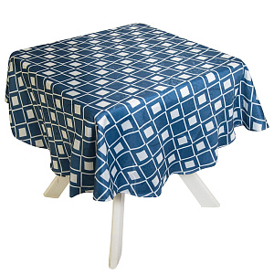 Скатерть DE'NASTIA 100%Полиэстер Вальс цветов D150см E020104 000000000001146905