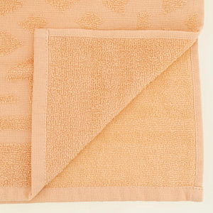 Покрывало махровое 180х100см ДМ ТЕКСТИЛЬ Узор Плотность 300гр/м персиковый 100% хлопок НД-4001-03433, 134 000000000001205167