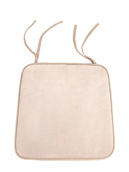 Подушка на стул 40x35x38см DE'NASTIA мемори молочный полиэстер 000000000001154455